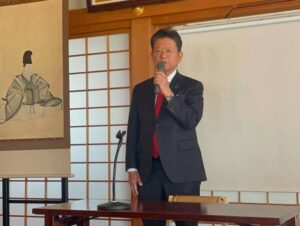 白岡市、観福寺にて野牛文化財愛護会総会