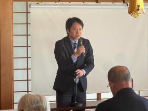 白岡市、観福寺にて野牛文化財愛護会総会
