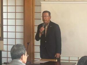 白岡市、観福寺にて野牛文化財愛護会総会