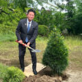 新井白石公没後300年記念植樹式典