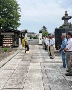 新井白石公没後300年記念植樹式典