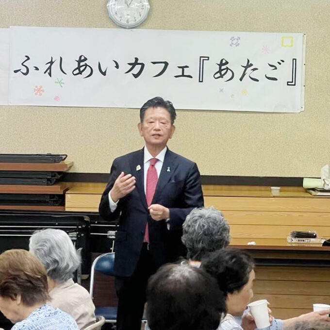 久喜市愛宕神社のふれあいカフェあたご
