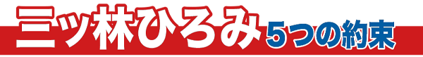 三ツ林ひろみ5つの約束