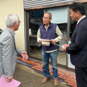久喜市、幸手市を主に地元でお世話になっている方々へご挨拶廻り