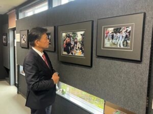 地元をご挨拶廻り