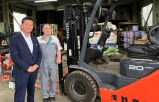 地元の農機具整備工場に伺いご意見を