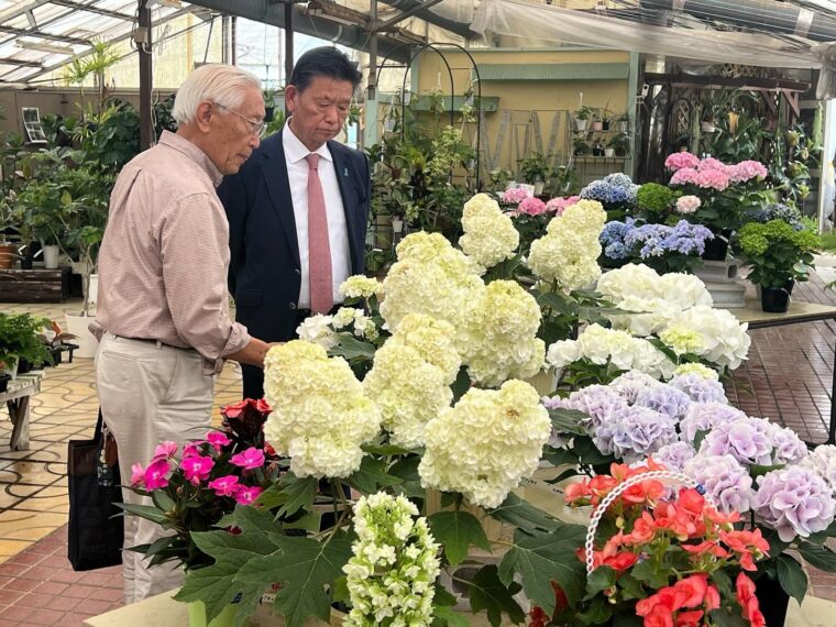本日、久喜市、白岡市でご支援いただいている皆様にご挨拶