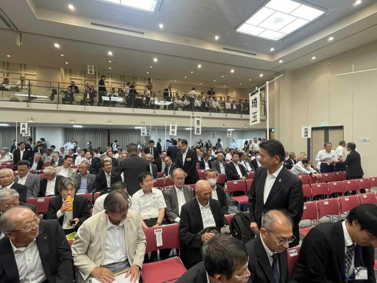 全国土地改良団体連合会総括監事として出席