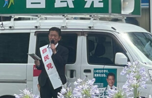 JR宇都宮線　久喜駅東口にて街頭ご挨拶