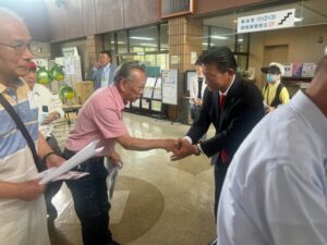 自民党白岡支部時局講演会