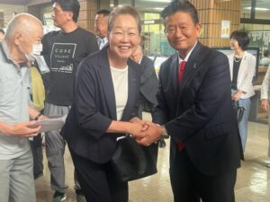 自民党白岡支部時局講演会