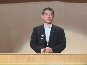 自民党白岡支部時局講演会