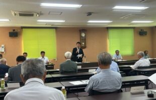 葛西用水路土地改良区第2回理事会、研修会