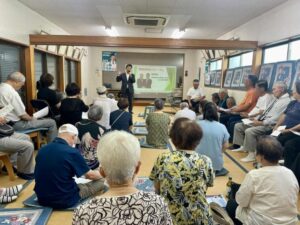 地元での対話集会を再開