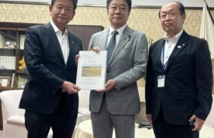 来年度土地改良予算の要望に加藤財務大臣