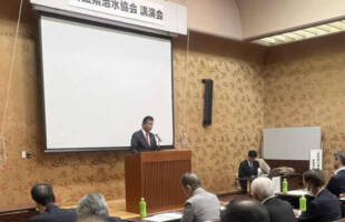 埼玉県治水協会会長として講演会を開催