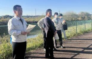 久喜都市計画道路進捗を視察