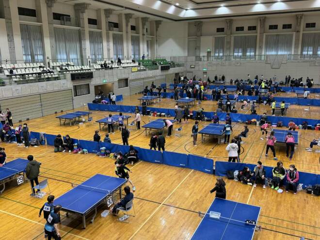 恒例の幸手卓球連盟オープン戦