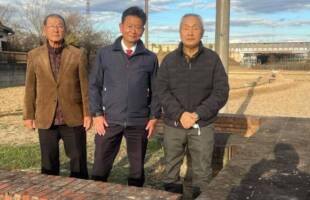 白岡市、小兵衛堀川堰枠、明治40年に開削された土地改良遺跡