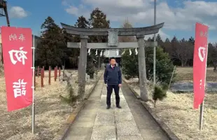 幸手市内にある千塚神社へ参拝