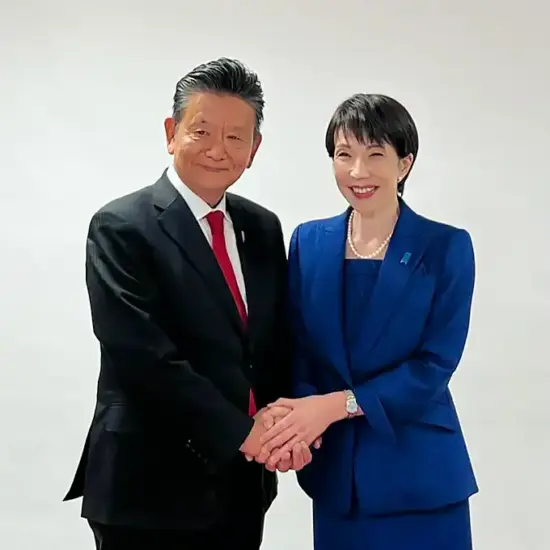 高市早苗総裁より自由民主党公認証をいただきました。