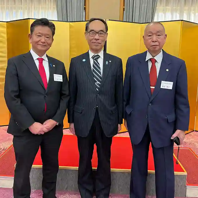 埼玉県知事公館にて知事と農林水産団体長との懇談会