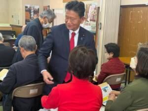 成田ルミ子久喜市議会副議長、市政報告会