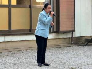 蓮田市市長選、山口京子候補打上式