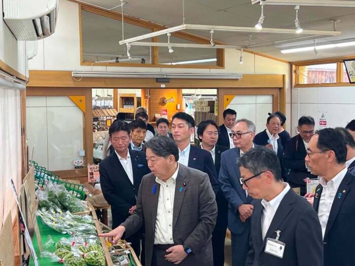林芳正総務大臣、大野元裕埼玉県知事