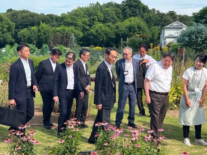 林芳正総務大臣、大野元裕埼玉県知事