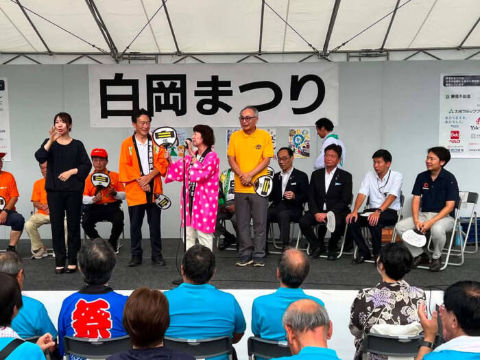 白岡まつりにお招きをいただきました