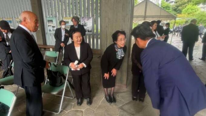 硫黄島戦没者遺骨引渡式