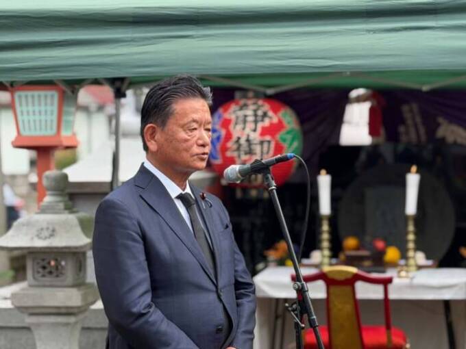 静御前墓前祭