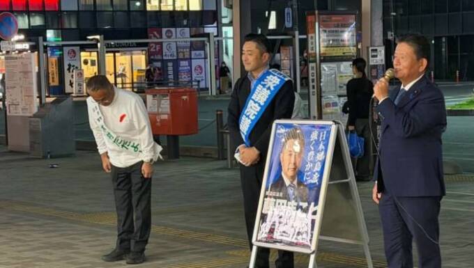 草加市長選挙、木下博信候補、市議補選、木村ただよし候補